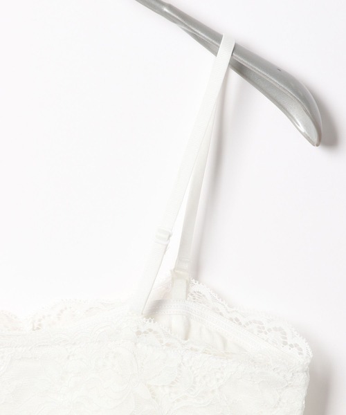 Heather（ヘザー）の「カップ付きレースキャミ  982570（キャミソール・レディース・オフホワイト/グレー/ブラック・S/M）」の9枚目の写真