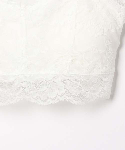 Heather（ヘザー）の「カップ付きレースキャミ  982570（キャミソール・レディース・オフホワイト/グレー/ブラック・S/M）」の10枚目の写真