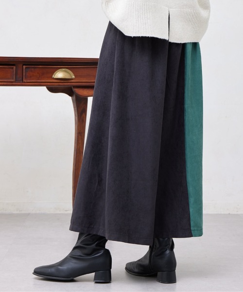 Chez toi（シェトワ）の「サイドベルトキルトスカート（スカート・レディース・ブラック/オレンジ/グレー・FREE）」の10枚目の写真