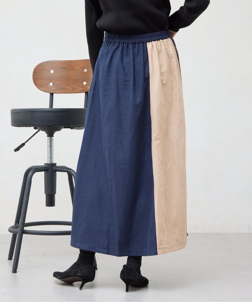 Chez toi（シェトワ）の「サイドベルトキルトスカート（スカート・レディース・ブラック/オレンジ/グレー・FREE）」の18枚目の写真