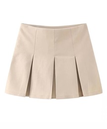 ROOPTOKYO | ▲ハイウエストワイドプリーツパンツ スカパン(スカート)