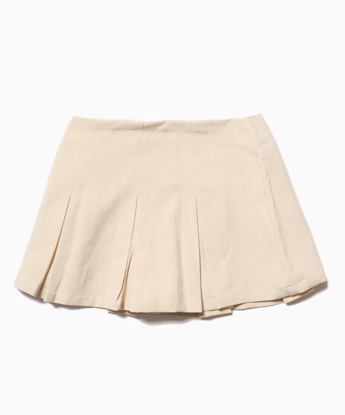 ROOPTOKYO（ループトウキョウ）の「▲ハイウエストワイドプリーツパンツ スカパン（スカート・レディース・ブラック/グレー/ストライプ/ネイビー/ベージュ・XS/M/S）」の13枚目の写真