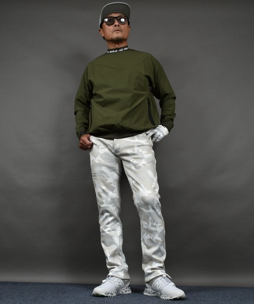 COMON GOLF(コモンゴルフ)の「裏フリース ボンディング ウエスト ゴム 入りゴルフウェア 防寒 ストレッチ ゴルフパンツ(ゴルフグッズ・メンズ・グレー系2/ブラック系/グレー系1/ネイビー系/ブラック系2/ホワイト系・XXL/L/XL/M/XXXL)」の14枚目の写真