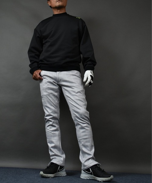 COMON GOLF(コモンゴルフ)の「裏フリース ボンディング ウエスト ゴム 入りゴルフウェア 防寒 ストレッチ ゴルフパンツ(ゴルフグッズ・メンズ・グレー系2/ブラック系/グレー系1/ネイビー系/ブラック系2/ホワイト系・XXL/L/XL/M/XXXL)」の18枚目の写真