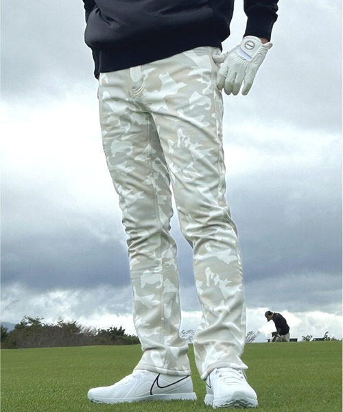 COMON GOLF(コモンゴルフ)の「裏フリース ボンディング ウエスト ゴム 入りゴルフウェア 防寒 ストレッチ ゴルフパンツ(ゴルフグッズ・メンズ・グレー系2/ブラック系/グレー系1/ネイビー系/ブラック系2/ホワイト系・XXL/L/XL/M/XXXL)」の8枚目の写真