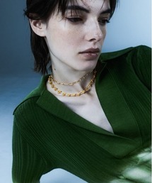 quip queint | 【quip queint】rectangle chain choker GD / QU042　※(チョーカー)