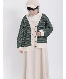 Samansa Mos2 | 【KELTY×SamansaMos2】ぽこぽこニットカーデ(カーディガン/ボレロ)