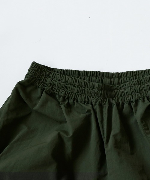 antiqua(アンティカ)の「UVカット撥水加工 ギャザーカーゴパンツ(カーゴパンツ・レディース・カーキ/ブラック・FREE)」の13枚目の写真