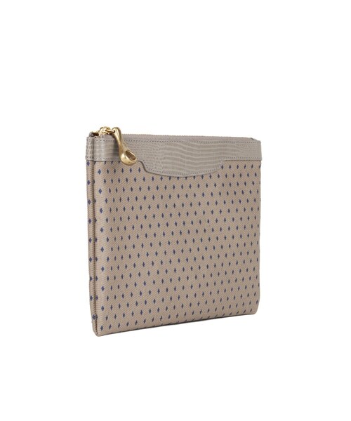TOFF&LOADSTONE（トフアンドロードストーン）の「コンパクトクラッチ ダイヤモンド柄（ポーチ・レディース・ベージュ・00）」の3枚目の写真