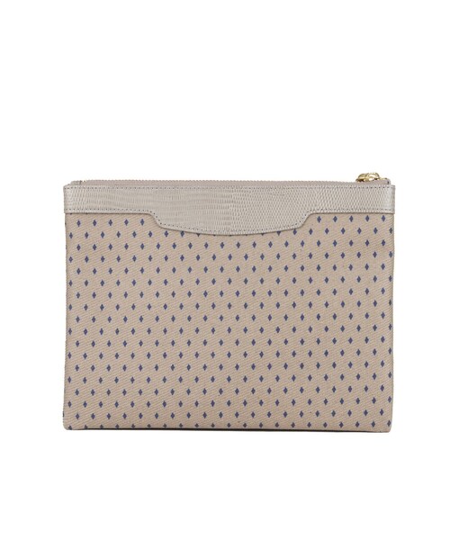TOFF&LOADSTONE（トフアンドロードストーン）の「コンパクトクラッチ ダイヤモンド柄（ポーチ・レディース・ベージュ・00）」の4枚目の写真