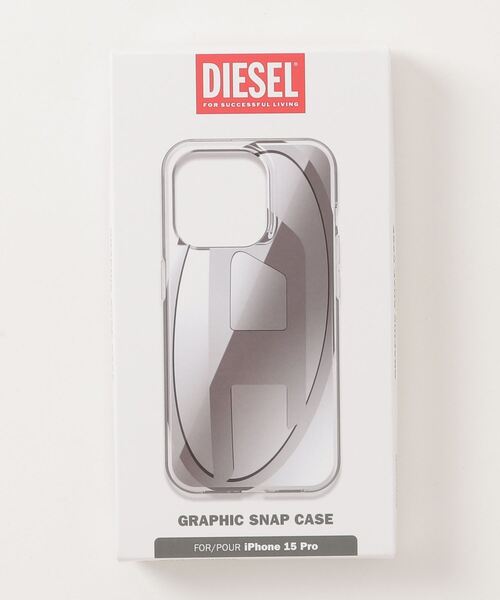 DIESEL（ディーゼル）の「アイフォン ケース iPhone 15 Pro Diesel Oval D Clear Case D（スマホケース/カバー・メンズ・その他・UNI）」の2枚目の写真