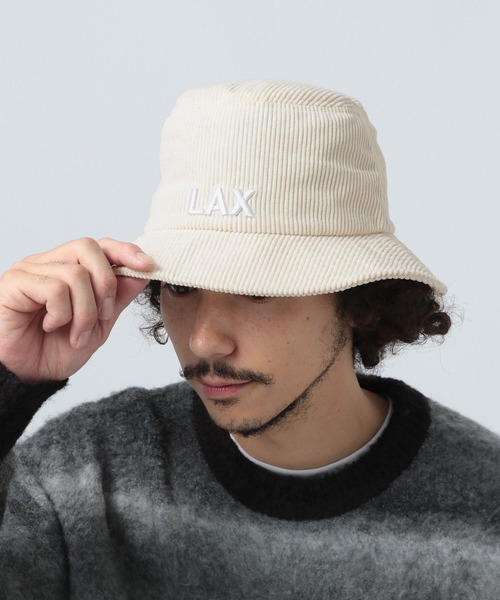 BAYFLOW（ベイフロー）の「コーディロイロゴハット（ハット・メンズ・ブラック/グリーン/ナチュラル・FREE）」の2枚目の写真