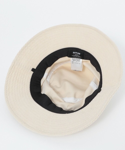 BAYFLOW（ベイフロー）の「コーディロイロゴハット（ハット・メンズ・ブラック/グリーン/ナチュラル・FREE）」の7枚目の写真
