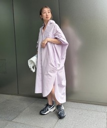 【emmi atelier】ビッグシャツワンピース