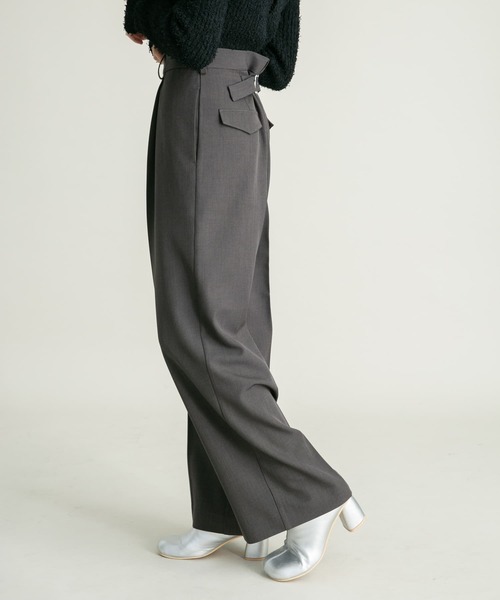 KBF(ケイビーエフ)の「2WAYサスペンダーサロペット(サロペット/オーバーオール・レディース・チャコールグレー/カーキ・38/36)」の9枚目の写真