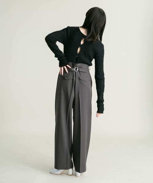 KBF(ケイビーエフ)の「2WAYサスペンダーサロペット(サロペット/オーバーオール・レディース・チャコールグレー/カーキ・38/36)」の12枚目の写真