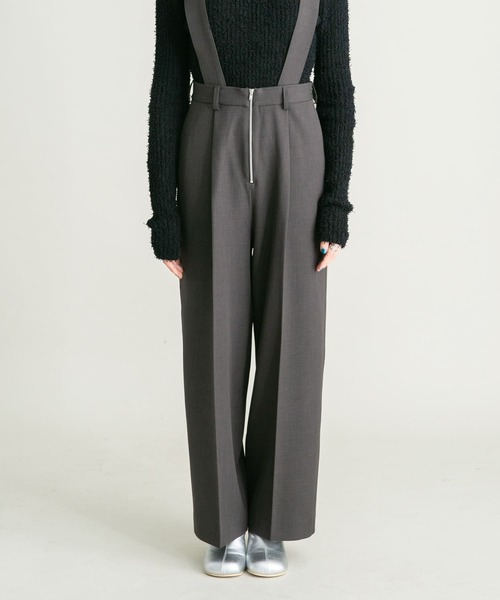 KBF(ケイビーエフ)の「2WAYサスペンダーサロペット(サロペット/オーバーオール・レディース・チャコールグレー/カーキ・38/36)」の22枚目の写真