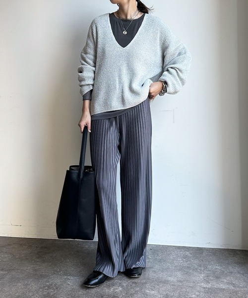 DouDou パンツ プリーツパンツ レディース : ZOZOTOWN Yahoo!店