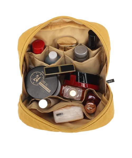 Ungrid（アングリッド）の「【Ungrid/アングリッド】撥水ソフトナイロン ロゴテープ 多機能化粧ポーチ（ポーチ・レディース・ピンク/カーキ/グレイッシュベージュ/アイボリー/ブラック/ミント/ブルー系その他/オレンジ/マスタード/ベージュ系その他・FREE）」の16枚目の写真