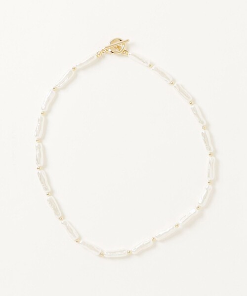 fredy emue（フレディエミュ）の「スクエアパールマンテルネックレス（ネックレス・レディース・ゴールド・FREE）」の3枚目の写真