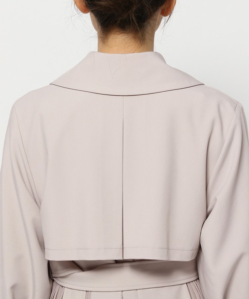 mysty woman（ミスティウーマン）の「プリーツドレストレンチコート　996645（トレンチコート・レディース・ベージュ/ブラック/グレー系その他・FREE）」の15枚目の写真