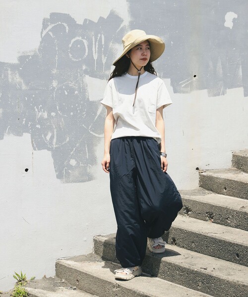 GYMPHLEX(ジムフレックス)の「GYMPHLEX / COMBED COTTNON JERSEY T(Tシャツ/カットソー・レディース・その他/ホワイト/その他1/チャコールグレー・16)」の16枚目の写真
