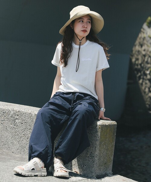 GYMPHLEX(ジムフレックス)の「GYMPHLEX / COMBED COTTNON JERSEY T(Tシャツ/カットソー・レディース・その他/ホワイト/その他1/チャコールグレー・16)」の17枚目の写真