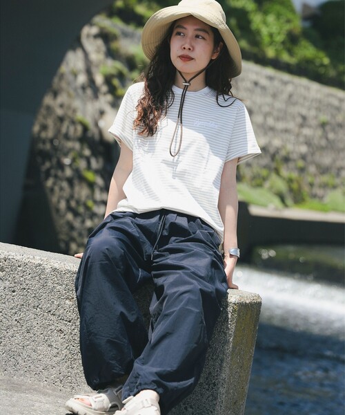 GYMPHLEX(ジムフレックス)の「GYMPHLEX / COMBED COTTNON JERSEY T(Tシャツ/カットソー・レディース・その他/ホワイト/その他1/チャコールグレー・16)」の18枚目の写真