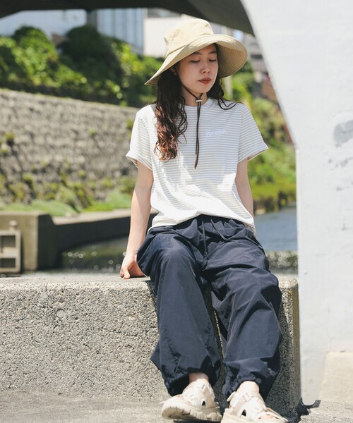 GYMPHLEX(ジムフレックス)の「GYMPHLEX / COMBED COTTNON JERSEY T(Tシャツ/カットソー・レディース・その他/ホワイト/その他1/チャコールグレー・16)」の19枚目の写真