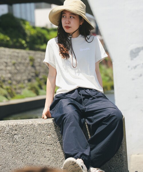 GYMPHLEX(ジムフレックス)の「GYMPHLEX / COMBED COTTNON JERSEY T(Tシャツ/カットソー・レディース・その他/ホワイト/その他1/チャコールグレー・16)」の20枚目の写真