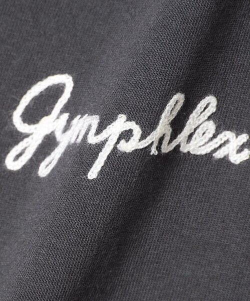 GYMPHLEX(ジムフレックス)の「GYMPHLEX / COMBED COTTNON JERSEY T(Tシャツ/カットソー・レディース・その他/ホワイト/その他1/チャコールグレー・16)」の5枚目の写真