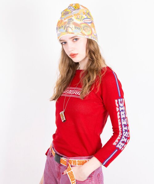 HYSTERIC GLAMOUR（ヒステリックグラマー）の「VIXEN GIRL Tシャツ（Tシャツ/カットソー・レディース・レッド/ホワイト/ブラック/グリーン・FREE）」の14枚目の写真