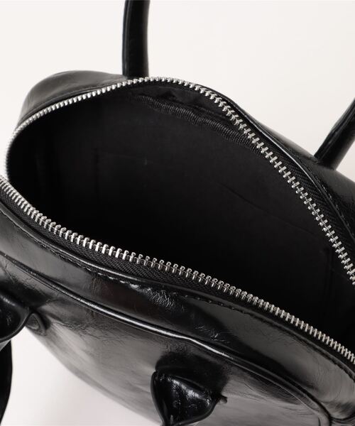 florist（フローリスト）の「【2WAY/3WAY】スクエア型レザータッチボストンバッグ/ショルダーバッグ（ボストンバッグ・レディース・ブラック・FREE）」の16枚目の写真