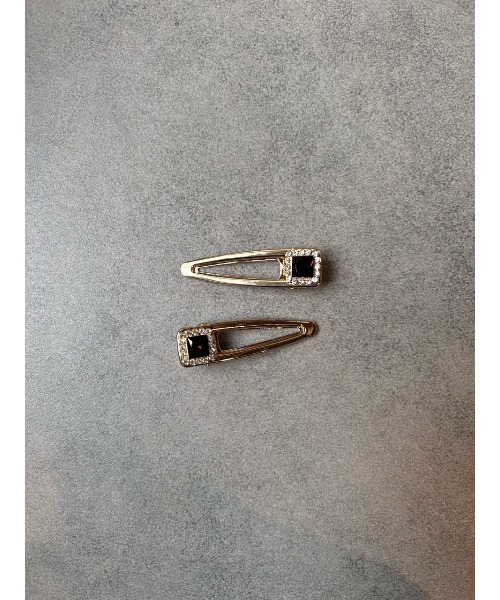 SNIDEL HOME(スナイデルホーム)の「誕生石カラーヘアクリップセット(バレッタ/ヘアクリップ・レディース・スカイブルー/ライム/グリーン/ターコイズブルー/シルバー/ワインレッド/ネイビー/レッド/ピンク/ライトピンク/イエロー/アイボリー・FREE)」の11枚目の写真