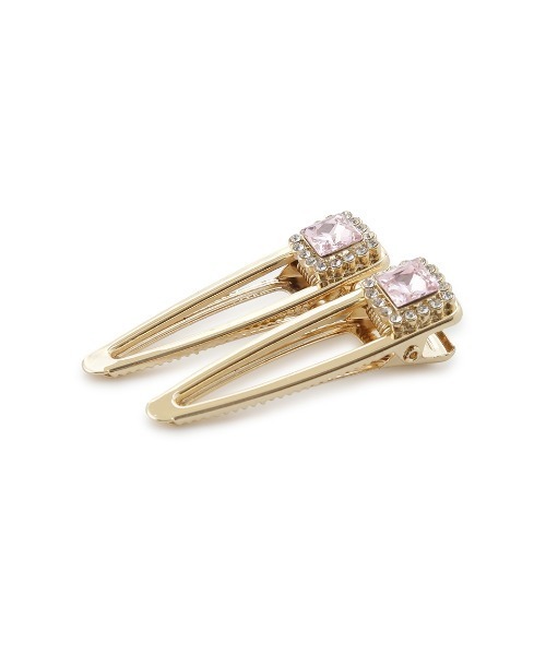SNIDEL HOME(スナイデルホーム)の「誕生石カラーヘアクリップセット(バレッタ/ヘアクリップ・レディース・スカイブルー/ライム/グリーン/ターコイズブルー/シルバー/ワインレッド/ネイビー/レッド/ピンク/ライトピンク/イエロー/アイボリー・FREE)」の19枚目の写真