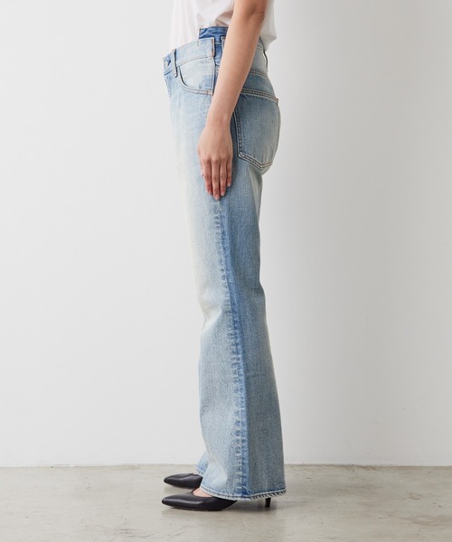 GALLARDAGALANTE（ガリャルダガランテ）の「【PEAS】リメイクフレアデニム（デニムパンツ・レディース・ブルー・1/0）」の22枚目の写真
