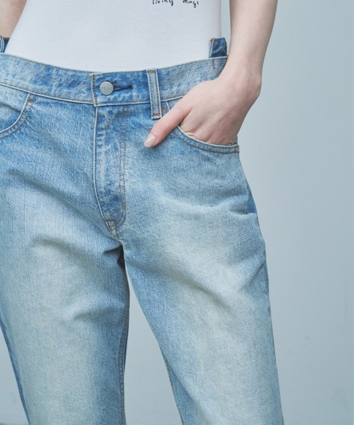 GALLARDAGALANTE（ガリャルダガランテ）の「【PEAS】リメイクフレアデニム（デニムパンツ・レディース・ブルー・1/0）」の7枚目の写真