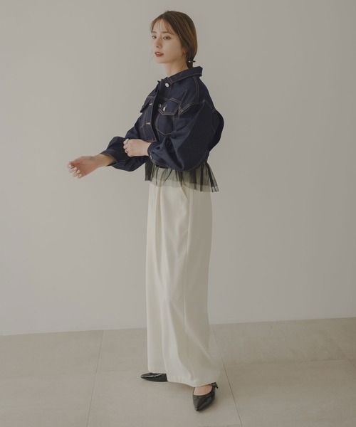 【てらなこさま専用ページ】TO BE CHIC デニムジャケット＆フリルボレロ てらなこさま専用ページ】TO BE CHIC デニムジャケット＆フリル