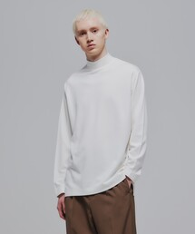 ◆モックネック長袖カットソー