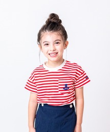 Moujonjon | ボーダー半袖Tシャツ(Tシャツ/カットソー)