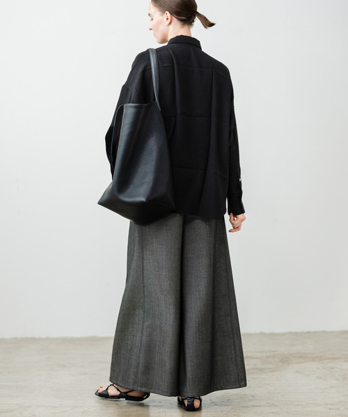 Noble(ノーブル)の「【ELENI】デニムライクバギーパンツ(デニムパンツ・レディース・ブラック/ホワイト・36/38)」の7枚目の写真