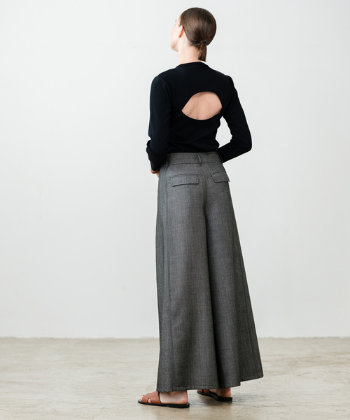 Noble(ノーブル)の「【ELENI】デニムライクバギーパンツ(デニムパンツ・レディース・ブラック/ホワイト・36/38)」の18枚目の写真