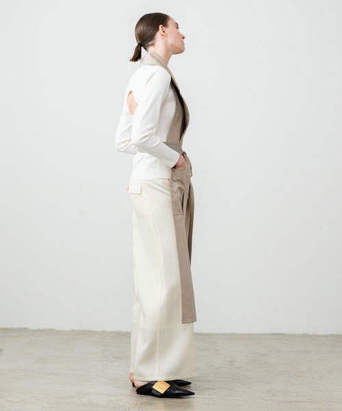 Noble(ノーブル)の「【ELENI】デニムライクバギーパンツ(デニムパンツ・レディース・ブラック/ホワイト・36/38)」の20枚目の写真