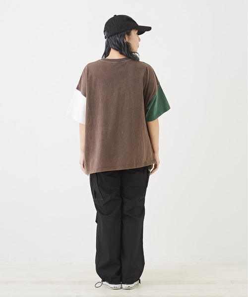 CUBE SUGAR(キューブシュガー)の「綿ダンプイージーカーゴパンツ(その他パンツ・レディース・ブラック/カーキ/ベージュ・M)」の8枚目の写真