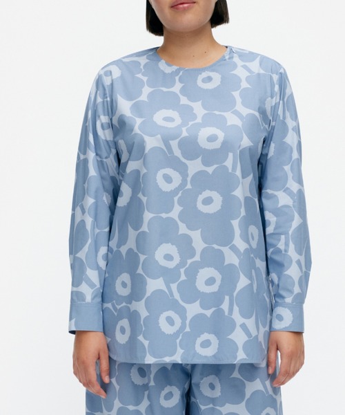 marimekko（マリメッコ）の「Unikko / Kehu cotton poplin blouse