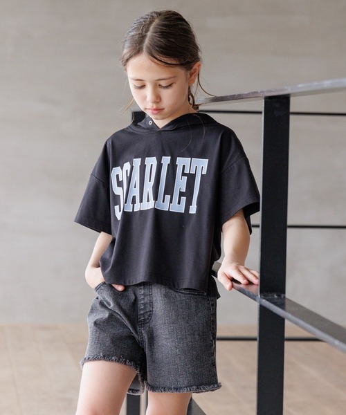 teeeee.ページ GLOBAL WORK（グローバルワーク）の「ヘビロッTEEワイドパーカー半袖