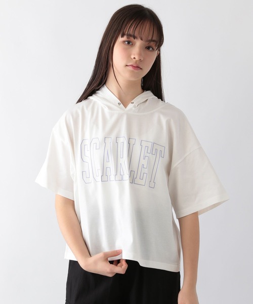 GLOBAL WORK（グローバルワーク）の「ヘビロッTEEワイドパーカー半袖