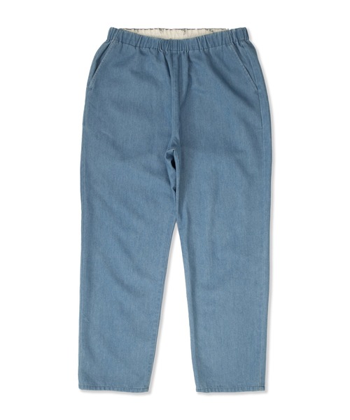 UNIVERSAL OVERALL(ユニバーサルオーバーオール)の「イージーパンツ / デニムパンツ / UNWIND PANTS(デニムパンツ・メンズ・ブラック/インディゴブルー・F)」の15枚目の写真