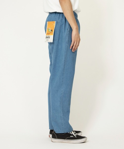 UNIVERSAL OVERALL(ユニバーサルオーバーオール)の「イージーパンツ / デニムパンツ / UNWIND PANTS(デニムパンツ・メンズ・ブラック/インディゴブルー・F)」の20枚目の写真