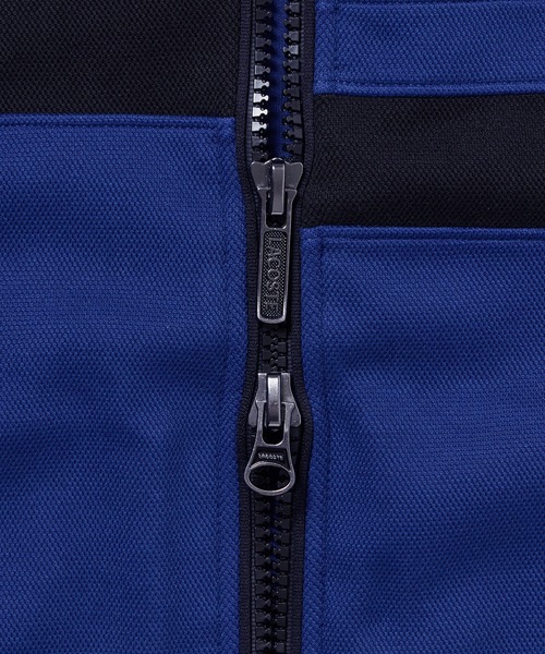 LACOSTE（ラコステ）の「アシンメトリーボーダーハイネック ドローストリング 鹿の子地 トラックジャケット（ジャージ・メンズ・ホワイト/ネイビー/ブラック/オフホワイト/ダークブルー・2/3/5/4）」の15枚目の写真